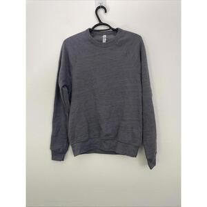 Bella + Canvas  Unisex Poly Cotton Fleece Sweatshirt gray size XS New